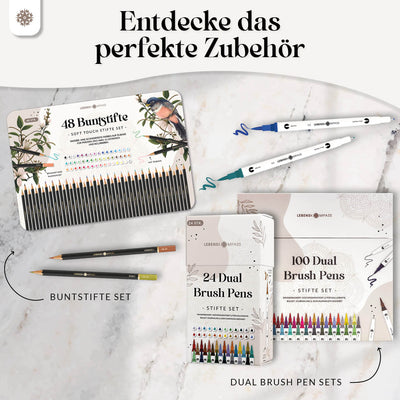 Malbuch Erwachsene "JUST PAINTING MY THOUGHTS”